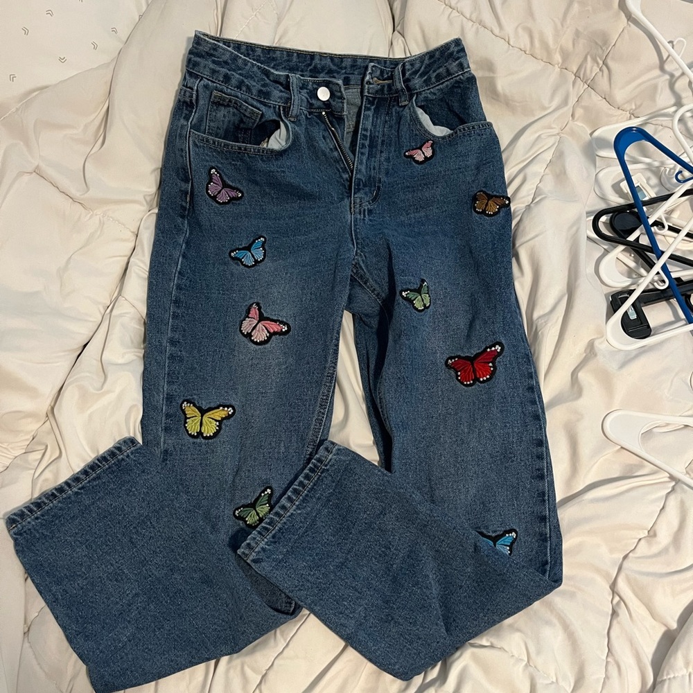 Embroidered Jeans